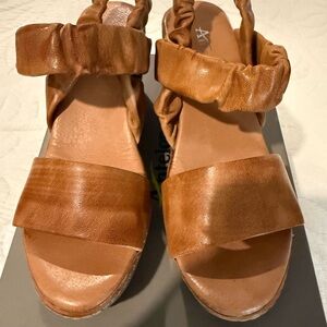 Antelope Tan Leather Sandals